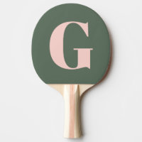 Personalisierte, einfache, fette Monogramm Rosa un