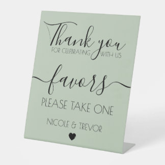 Personalisierte einfache Kalligrafie Geschenke Hoc Sockelschild