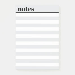 Personalisierte einfache minimale Haftnotizen, 10  Post-it Klebezettel