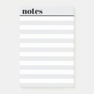Personalisierte einfache minimale Haftnotizen, 10  Post-it Klebezettel