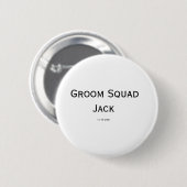 personalisierte einfache Monogramm fügen Sie Ihren Button (Vorne & Hinten)