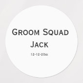 personalisierte einfache Monogramm fügen Sie Ihren Etiketten (Design 1)