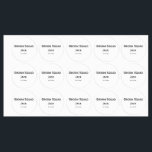 personalisierte einfache Monogramm fügen Sie Ihren Etiketten<br><div class="desc">Gestaltung</div>