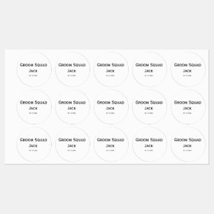 personalisierte einfache Monogramm fügen Sie Ihren Etiketten