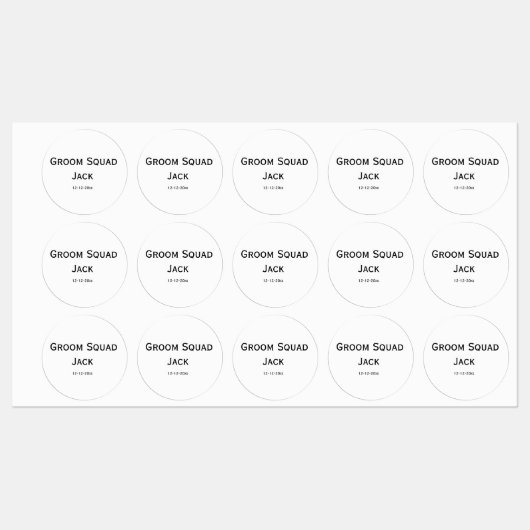 personalisierte einfache Monogramm fügen Sie Ihren Etiketten (Blatt)