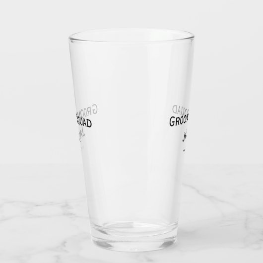 personalisierte einfache Monogramm fügen Sie Ihren Glas (Links)