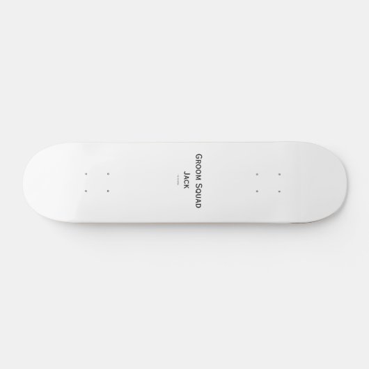 personalisierte einfache Monogramm fügen Sie Ihren Skateboard (Horizontal)