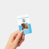 Personalisierte einfache professionelle Mitarbeite Ausweis (Handheld)