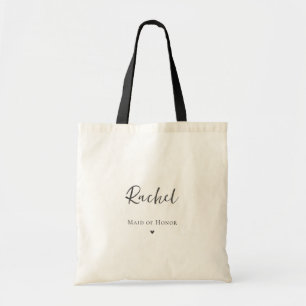 Personalisierte einfache Trauzeuginnen-Tasche als  Tragetasche