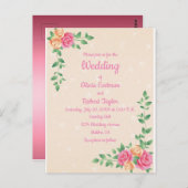 Personalisierte Einfachheit ist die beste Rose Hoc Postkarte (Vorne/Hinten)