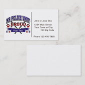 Personalisierte Einheit K9 stolz Visitenkarte (Vorne/Hinten)