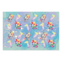 personalisierte Einhorn-Geschenkpackung zum 7. Geb