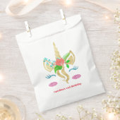 Personalisierte Einhorn-Gesichtsbeutel Geschenktütchen (Ausgeschnitten)