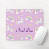 Personalisierte Einhorn-Regenbogenhaut Mousepad (Mit Mouse)