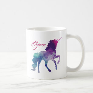 Personalisierte Einhorn-Tasse   Niedliche Magie Ki Kaffeetasse