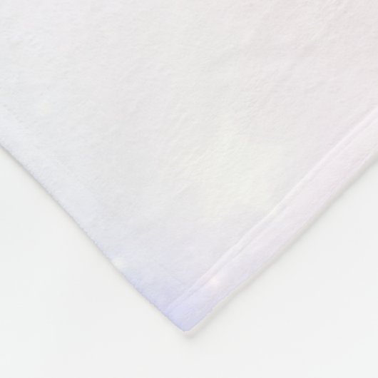 Personalisierte Einhorndecke für Mädchen Fleecedecke (Ecke)