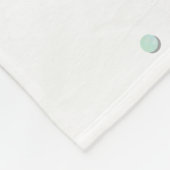 Personalisierte Einhornfackel Fleecedecke (Ecke)