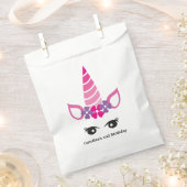 Personalisierte Einhornfront Geschenktütchen (Ausgeschnitten)