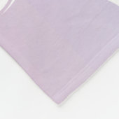 Personalisierte Einicorn Cotton Candy lila Stilvol Fleecedecke (Ecke)