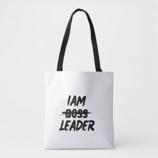 Personalisierte Einkaufstasche Iam Leader nicht bo Tasche (Vorderseite)