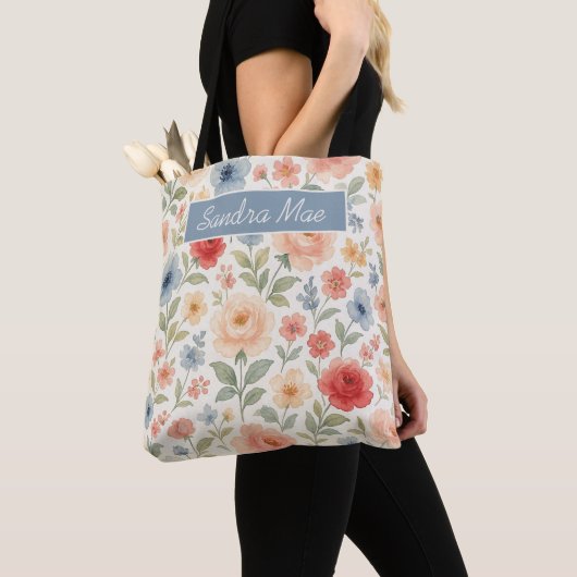 Personalisierte Einkaufstasche mit französischer f Tasche (Von Nahem)