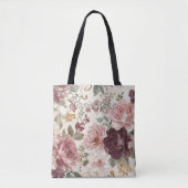 Personalisierte Einkaufstasche mit französischer f Tasche (Vorderseite)