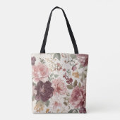 Personalisierte Einkaufstasche mit französischer f Tasche (Rückseite)