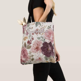 Personalisierte Einkaufstasche mit französischer f Tasche
