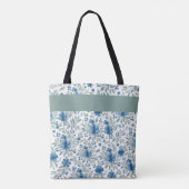 Personalisierte Einkaufstasche mit französischer f Tasche (Rückseite)