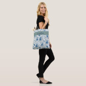 Personalisierte Einkaufstasche mit französischer f Tasche (Am Model)