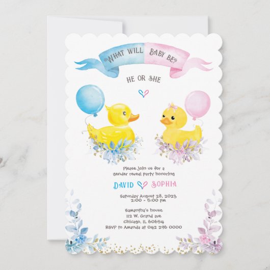 Personalisierte Einladung (Vorderseite)