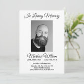 Personalisierte Einladung (Stehend Vorderseite)