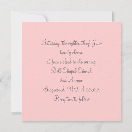 Personalisierte Einladung (Rückseite)