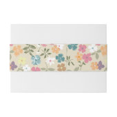 Personalisierte Einladung Bauchschmerzen Einladungsbanderole (Rückseitenbeispiel)