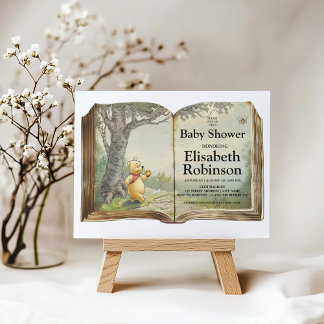 Personalisierte Einladung der Teddy Bärendusche