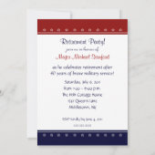 Personalisierte Einladung des Party zur militärisc (Rückseite)