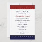 Personalisierte Einladung des Party zur militärisc (Rückseite)