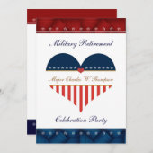 Personalisierte Einladung des Party zur militärisc (Vorne/Hinten)