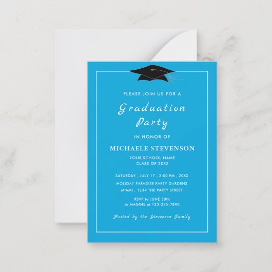 Personalisierte Einladung Ihres eigenen Design-Abs (Vorderseite)