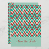 Personalisierte Einladung von Dekorstreifen - indi (Vorne/Hinten)