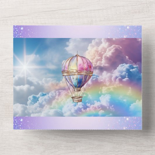 Personalisierte Einladung zum Geburtstag (Vorderseite)