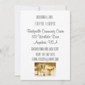 Personalisierte Einladung zur 80. Geburtstagsparte (Rückseite)