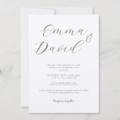 Personalisierte Einladung zur Hochzeit (Vorderseite)