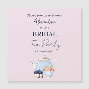 Personalisierte Einladung zur Hochzeitstee-Party