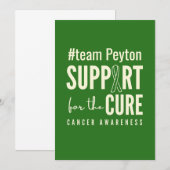 personalisierte Einladung zur Krebsbildung (Vorne/Hinten)