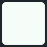 Personalisierte Einladungen Minzcreme Quadratischer Aufkleber<br><div class="desc">Farbergänzende Minzcreme Stilvolle Hochzeitscreme und Aufkleber für weiße Siegel - Hochzeitsfans werden gefragt: Wo kann ich die besten Aufkleber für Hochzeitsaufkleber bekommen? Diese unglaublich und machen Ihre eigenen stilvollen Hochzeitsbonbons und weißen Umschlag Aufkleber sind als Postkarten für Hochzeitsfeiern und Hochzeitsfeiern gedacht. Hochzeitscreme und weißes Shopping machten einfach online - Personalisierte...</div>