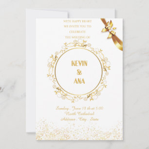 Personalisierte Einladungen zu Hochzeiten   elegan