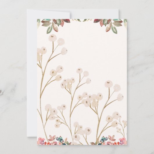 Personalisierte Einladungen zu Hochzeiten mit Ihre (Rückseite)