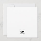 Personalisierte Einladungen zu Hochzeiten mit Rote (Rückseite)