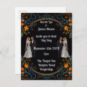 Personalisierte Einladungen zu Hochzeiten und Einl (Vorne/Hinten)